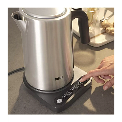 Kettle Braun WK5205BK Silver / Black