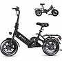 Electric Bike DYU C3 36V 7.5AH 350W - Black