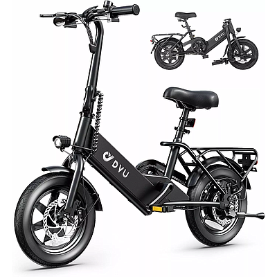 Electric Bike DYU C3 36V 7.5AH 350W - Black