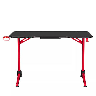 Gaming Desk 2E OTOROSHI (2E-GT-OTO-BKRD) - Black + Red