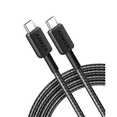USB-C / Anker 322 to USB-C Braided Cable 1.8m (A81H6H11) - Black