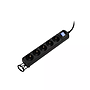Power Strip 2E 5XSchuko (2E-U05ESM3BK) 3m - Black