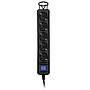 Power Strip 2E 5XSchuko (2E-U05ESM5B) 5m - Black