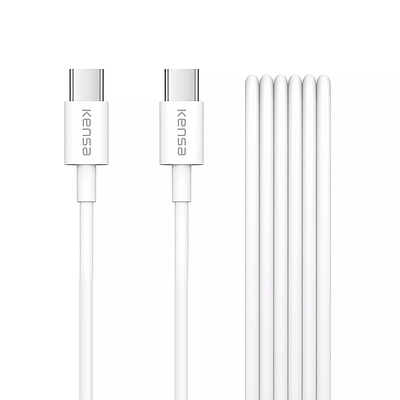 Charger Kensa QC-81 PD 50W with USB Type-C Cable - White
