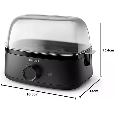 Egg Cooker Philips HD9137/91 Black