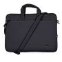 Eco-friendly Slim Laptop Bag Trust Bologna 16" - Black