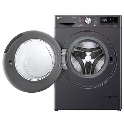 Washing Machine LG F-2V5HYPYJE.AMBPMER 7 Kg Black