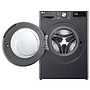 Washing Machine LG F-2V5HYPYJE.AMBPMER 7 Kg Black