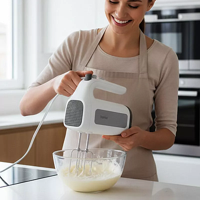 Hand Mixer Franko FHM-9045 White / Grey