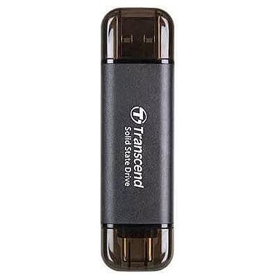 Portable SSD Transcend ESD310 256GB USB Type-C/Type-A - Black