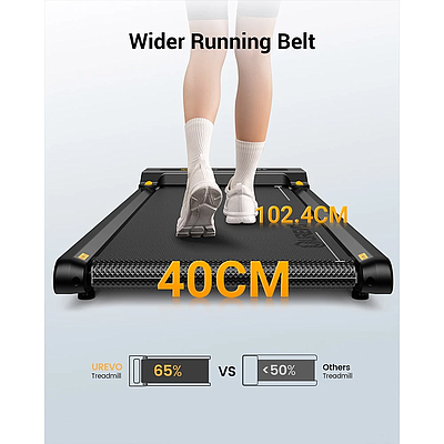 UREVO SpaceWalk Lite Treadmill Walking Pad - Black