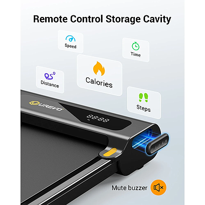 UREVO SpaceWalk Lite Treadmill Walking Pad - Black