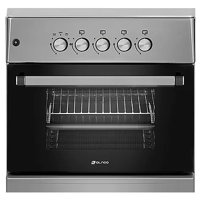 Gas Cooker Alneo ALN 6070B Inox (01714)