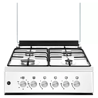 Gas Cooker Alneo ALN 6070B White (01715)