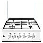 Gas Cooker Alneo ALN 6070B White (01715)