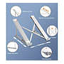 Laptop Cooling Stand Choetech (H055-SL) - Silver