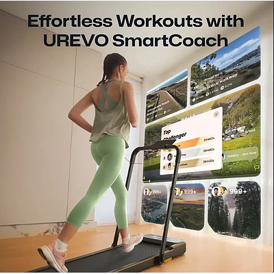 Smart Treadmill UREVO Strol 2E - Black