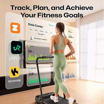 Smart Treadmill UREVO Strol 2E - Black