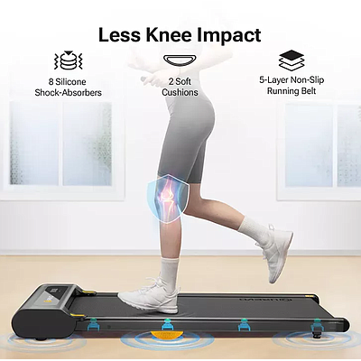 UREVO SpaceWalk Lite Treadmill Walking Pad - Black