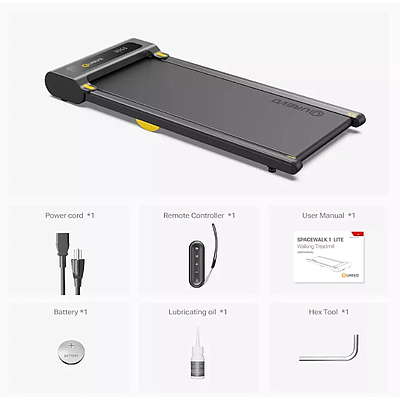 UREVO SpaceWalk Lite Treadmill Walking Pad - Black