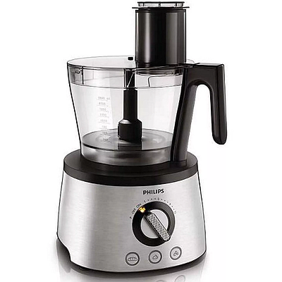Kitchen Machine Philips HR7778/01 Black / Silver