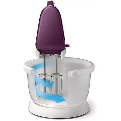 Stand Mixer Philips HR3745/11 White