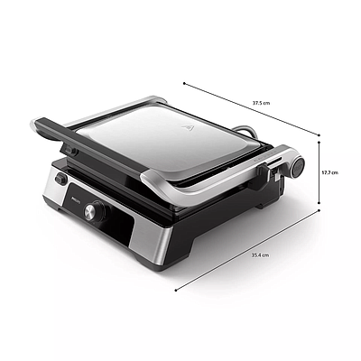 Grill Philips HD6301/90 Silver/ Black