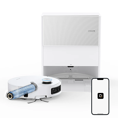 Dreame Robot Vacuum Aqua 10 Ultra Roller Complete White (RLH71DE-1) EUA