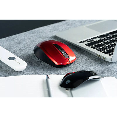 Wireless Mouse 2E MF2020 (2E-MF2020WB) - Black + Red