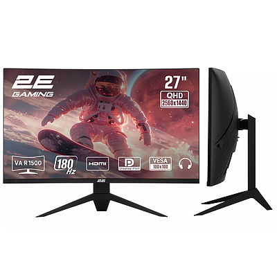 Curved Gaming Monitor 2E G2725BV 27" (2E-G2725BV-01.UA) - Black