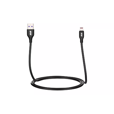 USB-A / 2E To Lightning Charging Cable 1m (2E-CCAL-BL) Glow - Black