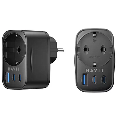 Fast Charger Havit UC142 30W - Black