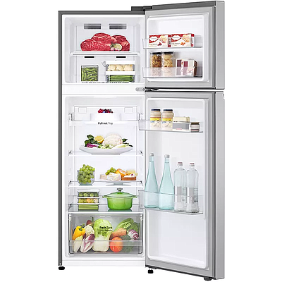 Refrigerator LG GR-B355PLMB.DPZQMER Platinum Silver
