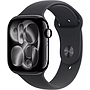 Smartwatch Apple Watch Series 11 GPS 46mm Jet Black Aluminium Case with Black Sport Band (MEUW4RK/A)