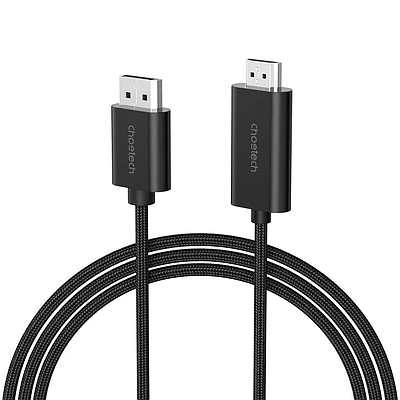 HDMI Cable Choetech XDH01 DP to HDMI 4K@60Hz 2m (CABCHODPHB2M) - Black