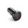 Car Charger Choetech TC0008 Dual USB-C Ports PD 60W - Black