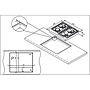 Built-In Hob Krogh KG 609 B Black