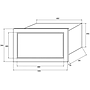 Built-In Microwave Oven Kuppersberg HMW 655 W White