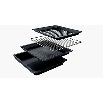 Built-In Electric Oven Bosch HUA736EA0T Black