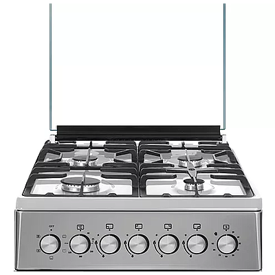 Gas Cooker Alneo ALN 6080B INOX FAN WOK (01687)