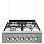 Gas Cooker Alneo ALN 6080B INOX FAN WOK (01687)