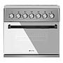 Gas Cooker Alneo ALN 6080B INOX FAN WOK (01687)