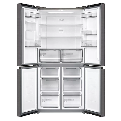 Refrigerator Midea MDRM632FGD46W Inox