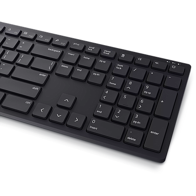 2 In 1 Dell Pro Wireless Keyboard With Mouse Combo (KM5221W) - Black