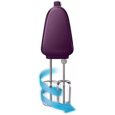 Hand Mixer Philips HR3740/11 White / Violet