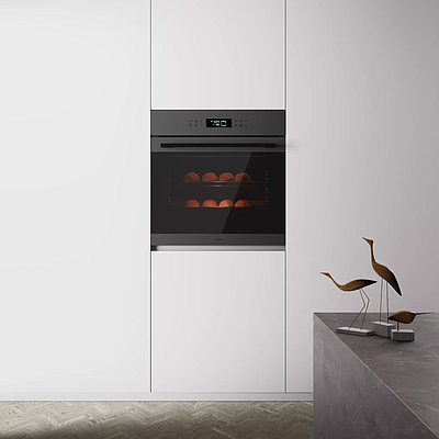 Built-In Electric Oven Krogh KFS 6011 BM Black