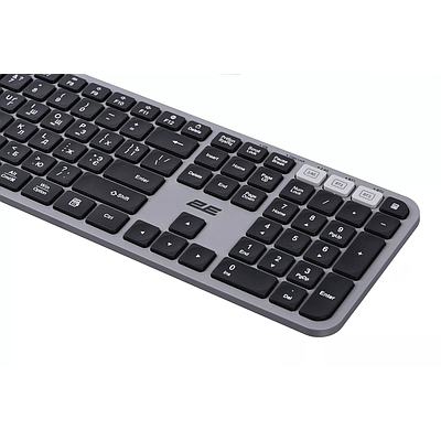 Wireless Keyboard 2E KS240 (2E-KS240WG) - Gray