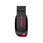 Flash Drive SanDisk Cruzer Blade 128GB (SDCZ50-128G-B35) USB 2.0 - Black + Red