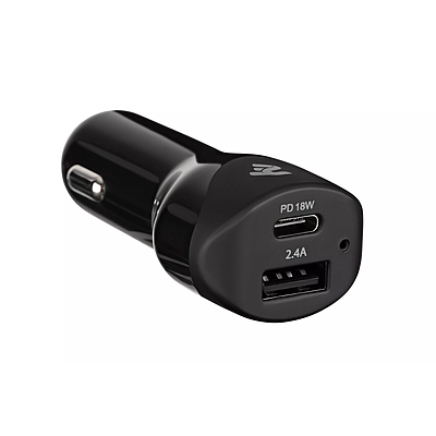 Car Charger 2E TC0010 30W Dual USB - Black