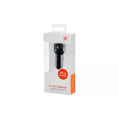 Car Charger 2E TC0010 30W Dual USB - Black